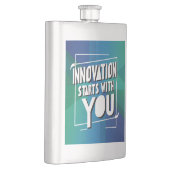 Innovation beginnt mit Option 3 Flachmann (Rechts)
