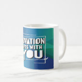 Innovation beginnt mit Option 3 Kaffeetasse (VorderseiteRechts)