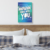 Innovation beginnt mit Option 3 Leinwanddruck (Insitu (Schlafzimmer))
