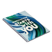 Innovation beginnt mit Option 3 Notizblock (Rechte Seite)