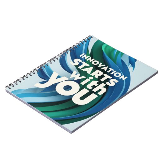 Innovation beginnt mit Option 3 Notizblock (Linke Seite)