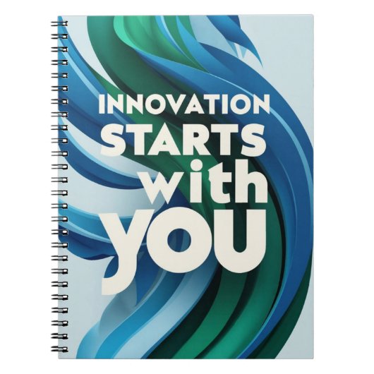 Innovation beginnt mit Option 3 Notizblock (Vorderseite)