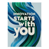 Innovation beginnt mit Option 3 Poster (Vorderseite)