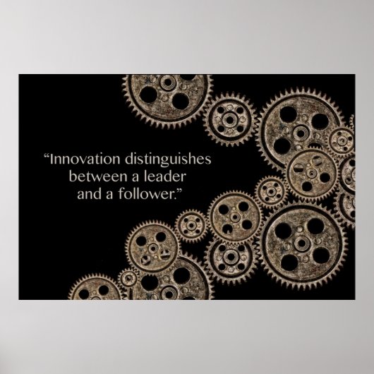 Innovation unterscheidet Poster (Vorne)