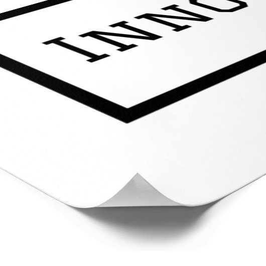 Innovation Vibes Poster (Ecke)