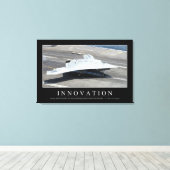 Innovation: Zitat 1 Leinwanddruck (Insitu (Holzboden))