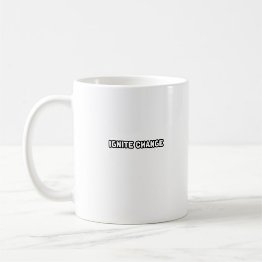 Innovationsrevolutionärer Mindset-Akt für den Wand Kaffeetasse (Links)