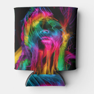 Innovative Lightpainting Portrait Kunst, Dichtung  Dosenkühler