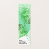 Innovative, vertikale Abstrakte Visitenkarten (Außenseite Aufgefaltet)