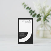 Innovativer GROSSER weißer Visitenkarte (Stehend Vorderseite)