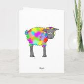 Innovatives Garnfärben Karte (Rückseite)