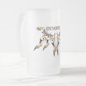 Innoven-Bierglas Mattglas Bierglas (Vorderseite Links)