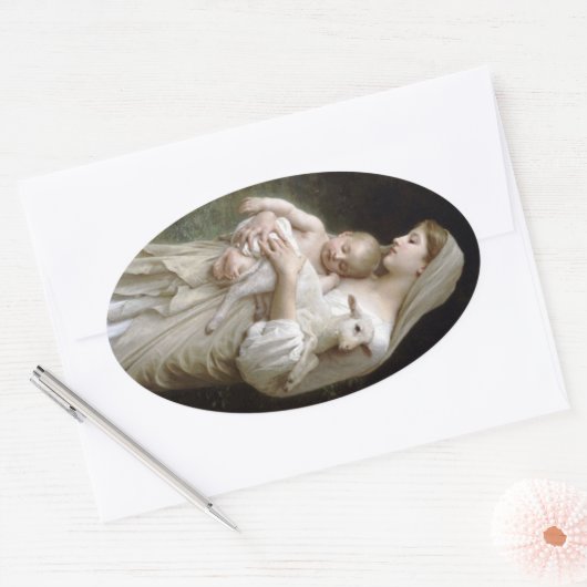 Innozenz (L'Innozenz) Ovaler Aufkleber (Umschlag)