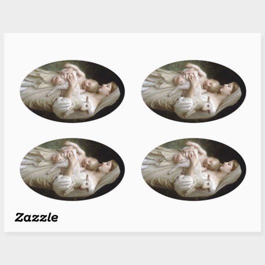 Innozenz (L'Innozenz) Ovaler Aufkleber (Blatt)