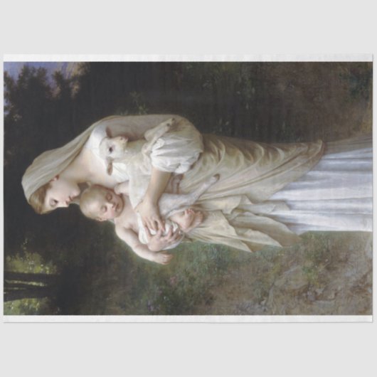 Innozenz (Madonna und Kind), Bouguereau Seidenpapier (Vorderseite)