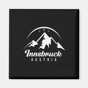 Innsbruck Austria Ski Resort Skifahren Snowboarden Magnet