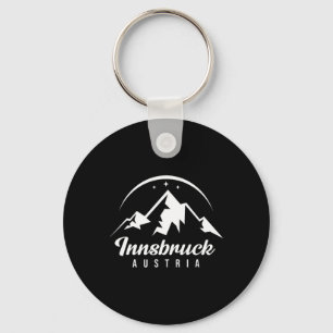 Innsbruck Austria Ski Resort Skifahren Snowboarden Schlüsselanhänger