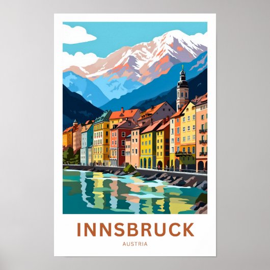 Innsbruck Austria Travel Print Poster (Vorne)