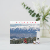 Innsbruck Bergbahn Aussicht Postkarte (Stehend Vorderseite)