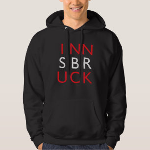 Innsbruck Flagge Farbige Urlaubs Souvenir Innsbru Hoodie