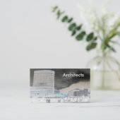 Innsbruck Fotografy Architecture Business Card Visitenkarte (Stehend Vorderseite)