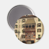 Innsbruck, Goldener Porch, Tirol, Österreich-Ungar Magnet (Vorderseite/Rückseite)