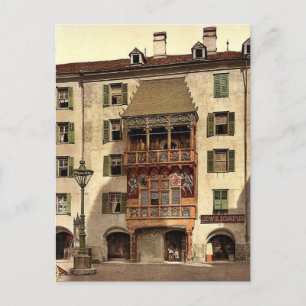 Innsbruck, Goldener Porch, Tirol, Österreich-Ungar Postkarte