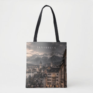 Innsbruck Kinematografische Monochrome Stadt Kunst Tasche