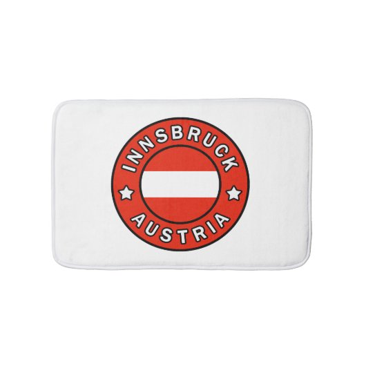 Innsbruck Österreich Badematte (Vorderseite)