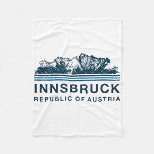 Innsbruck Österreich Berge Österreichisches Skifah Fleecedecke