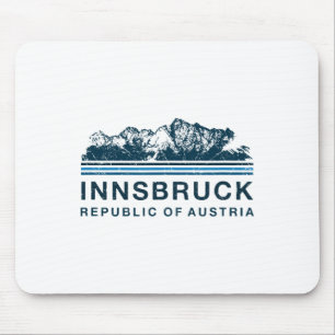 Innsbruck Österreich Berge Österreichisches Skifah Mousepad