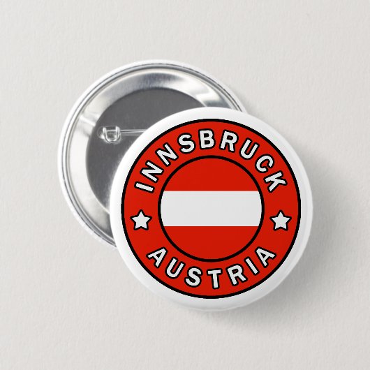 Innsbruck Österreich Button (Vorne & Hinten)