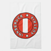 Innsbruck Österreich Geschirrtuch (Vertikal)