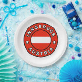 Innsbruck Österreich Pappteller (Party)