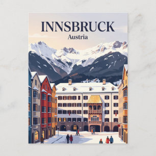 Innsbruck, Österreich Postkarte