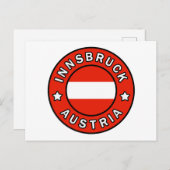 Innsbruck Österreich Postkarte (Vorne/Hinten)