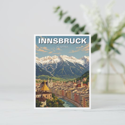 Innsbruck Österreich Reisen Postkarte (Stehend Vorderseite)