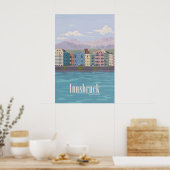Innsbruck Österreich Reiseplakat Poster (Küche)