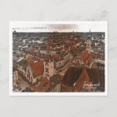 Innsbruck Österreich Schöne Farbstift Landschaft Postkarte (Vorderseite)