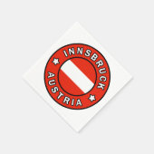 Innsbruck Österreich Serviette (Ecke)