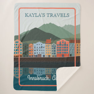 Innsbruck Österreich Whimsical Riverside Town Trav Sherpadecke