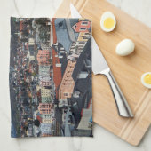 Innsbruck Panoramablick Teetuch Geschirrtuch (Viertel Falte)