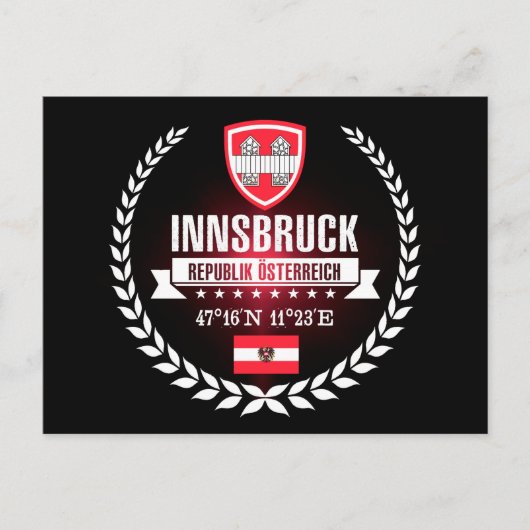 Innsbruck Postkarte (Vorderseite)
