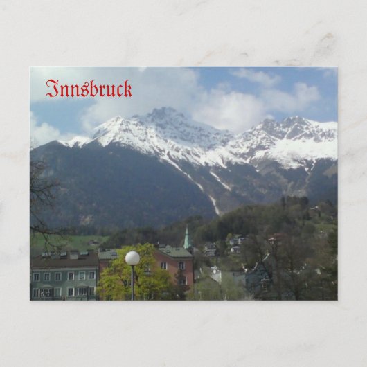 Innsbruck Postkarte (Vorderseite)