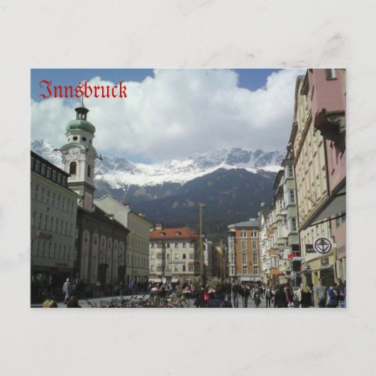 Innsbruck Postkarte (Vorderseite)