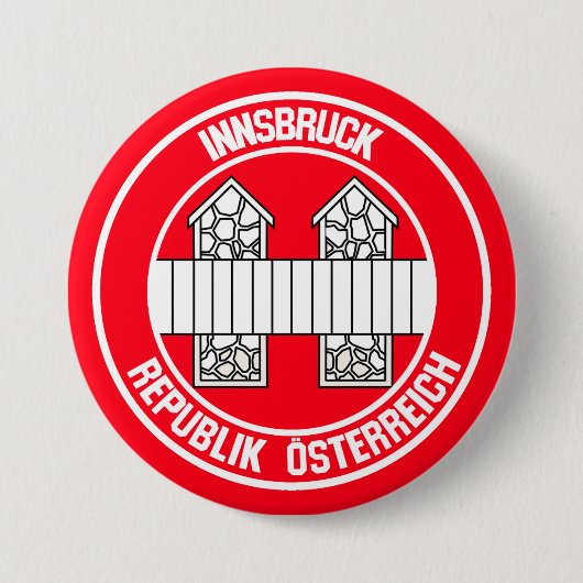 Innsbruck RundEmblem Button (Vorderseite)
