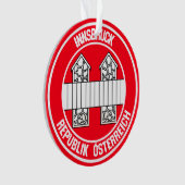 Innsbruck RundEmblem Ornament (Vorderseite)