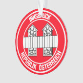 Innsbruck RundEmblem Ornament (Vorderseite)