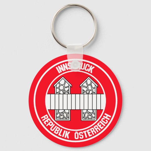 Innsbruck RundEmblem Schlüsselanhänger (Vorderseite)
