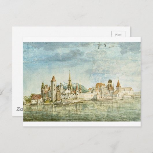 Innsbruck Seen von Norden durch Albrecht Durer Postkarte (Vorne/Hinten)